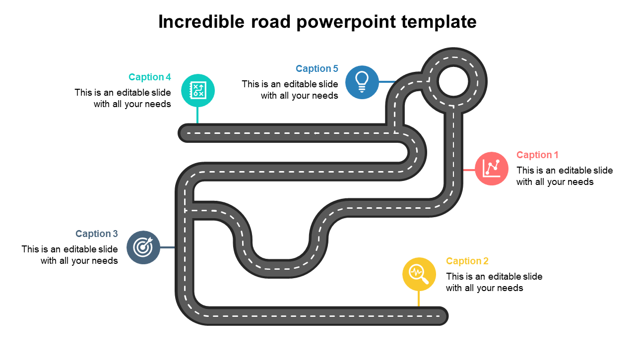 road powerpoint template